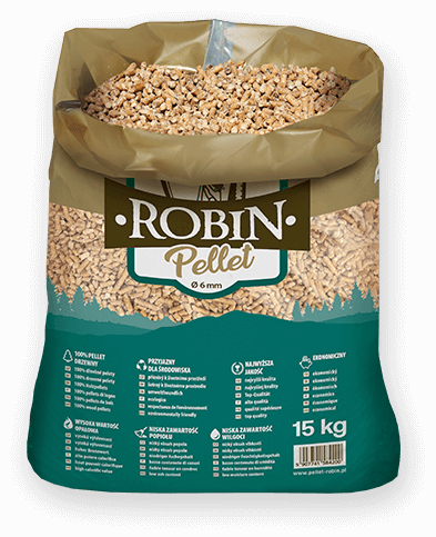 worek pelletu opałowego Robin do kupienia w Radzionkowie lub sklepie internetowym